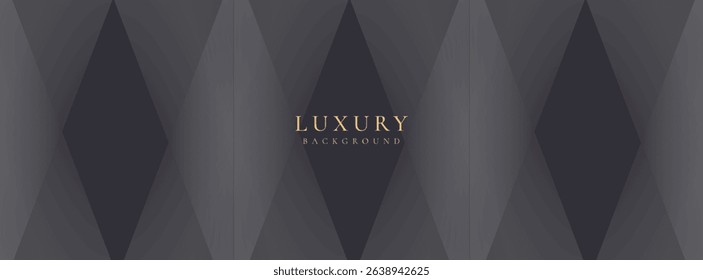 Abstract banner dark geometric diagonal background with overlay design