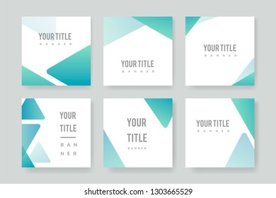 Abstract banner design