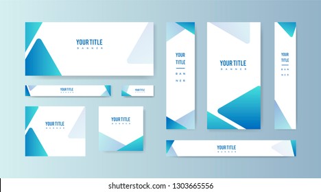 Design de banner abstrato