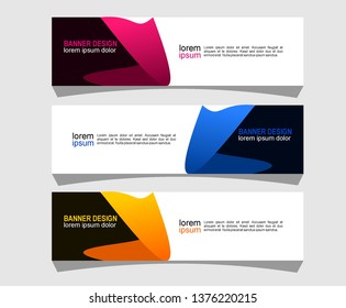 Abstract banner design