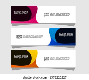 Abstract banner design