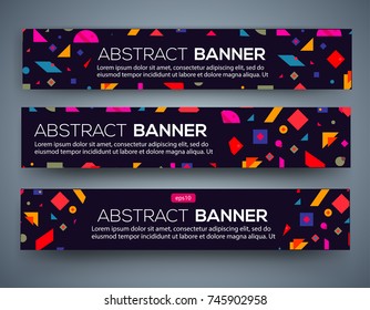 Abstract banner design