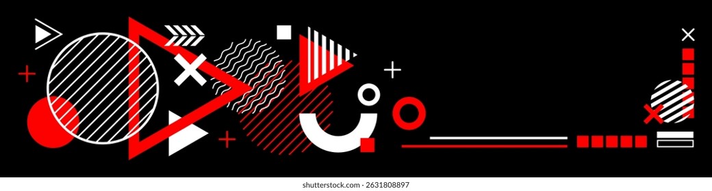 Anuncio Abstractas para el diseño. Antecedentes de Formas geométricas. Tecnología de fondo. Ilustración vectorial.