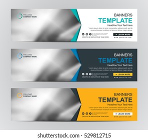 Fondo de diseño de banners abstracto, encabezados de sitios web vectoriales