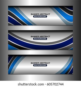 Abstract banner design background for website headers, vector illustration