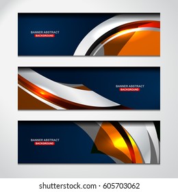 Fondo de diseño de banners abstracto para encabezados de sitios web, ilustración vectorial