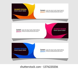 Abstract banner design.can be use for, landing page, website, mobile app, poster, flyer, coupon, gift card, smartphone template, web design.vector design