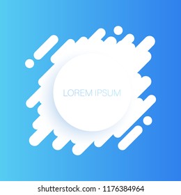 Abstract banner design concept. Creative illustration for poster, web, landing, page, cover, ad, greeting, card, promotion. Quote, your text. Vector illustaration.