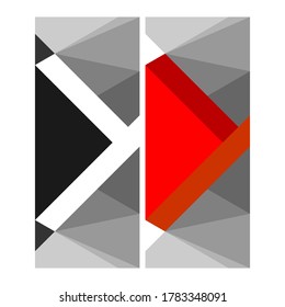 Abstract banner design graphic background for website headers, vector illustration template 