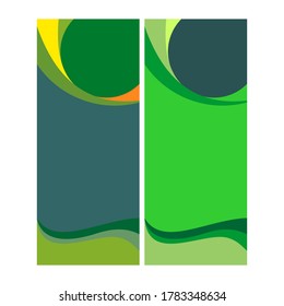 Abstract banner design graphic background for website headers, vector illustration template 