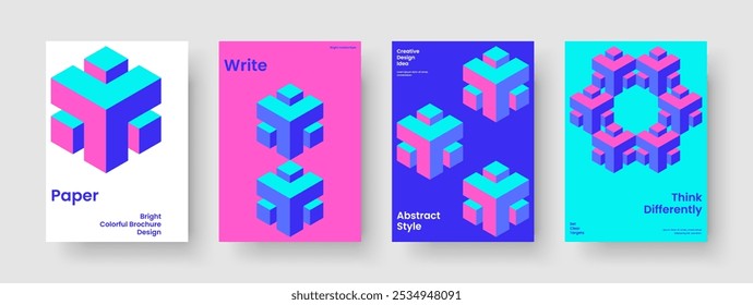 Design de banner abstrato. Modelo de Capa de Livro Isolado. Layout de cartaz geométrico. Brochura. Apresentação de negócios. Panfleto. Relatório. Histórico. Catálogo. Boletim informativo. Carteira. Revista. Identidade da marca