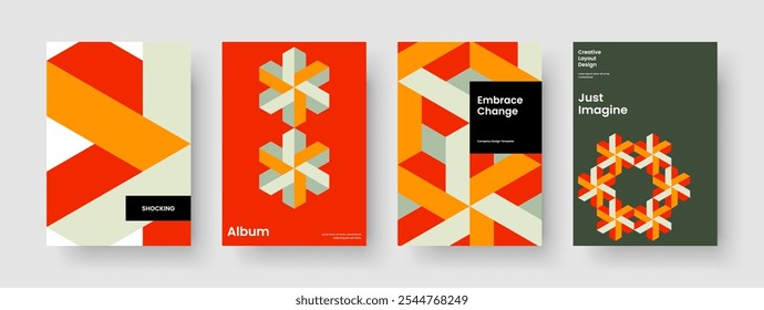 Design de banner abstrato. Layout de Relatório Isolado. Modelo de Capa de Livro Criativo. Panfleto. Brochura. Cartaz. Apresentação de negócios. Histórico. Boletim informativo. Catálogo. Identidade da marca. Notebook. Diário