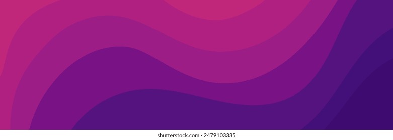 abstract banner design with layers of abstract wave shapes. form gradient colors
