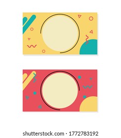Resumen de antecedentes de promoción de diseño de pancartas