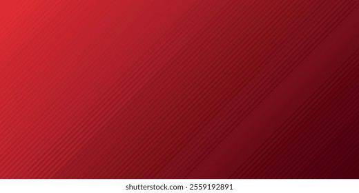 Abstract banner design. Red diagonal lines  background. Modern graphic. Futuristic technology concept. Suit for cover, header, business, presentation, website, flyer