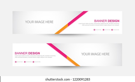 Abstract Banner Design. Banner Template. Banner Background