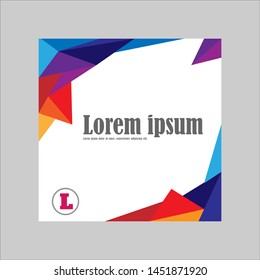 Abstract Banner Design Template for Web and Social Media 
