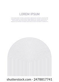 Abstract banner design with text. EPS 20 vector template.