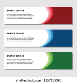 Abstract Banner Design Vector Background
