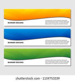 Abstract Banner Design Vector Background