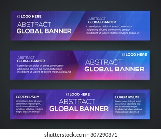 Abstract banner design. Vector. Disco nighclub disco DJ. Global business