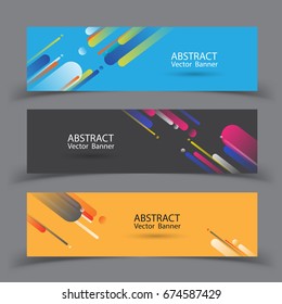 Abstract banner design. Vector illustration.