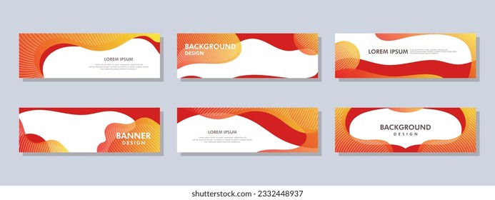 Abstract banner design. Vector shape background. Modern Graphic Template Banner pattern for social media and web sites.