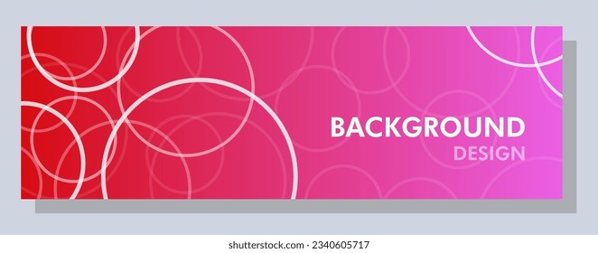 Abstract banner design. Vector shape background. Modern Graphic Template Banner pattern for social media and web sites.