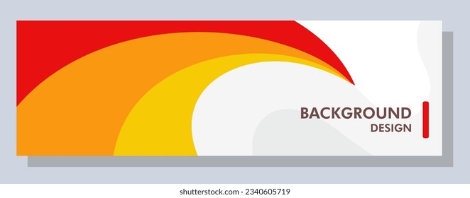 Abstract banner design. Vector shape background. Modern Graphic Template Banner pattern for social media and web sites.