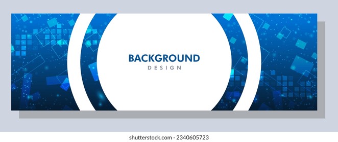 Abstract banner design. Vector shape background. Modern Graphic Template Banner pattern for social media and web sites.