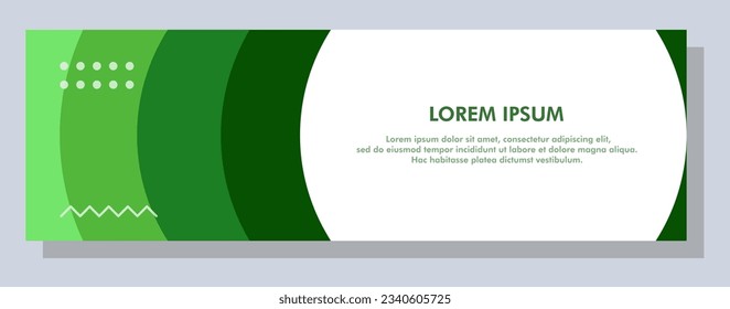 Abstract banner design. Vector shape background. Modern Graphic Template Banner pattern for social media and web sites.