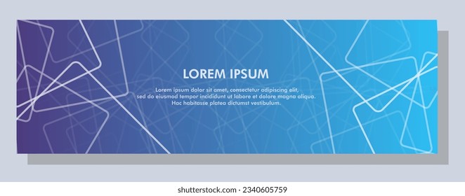 Abstract banner design. Vector shape background. Modern Graphic Template Banner pattern for social media and web sites.