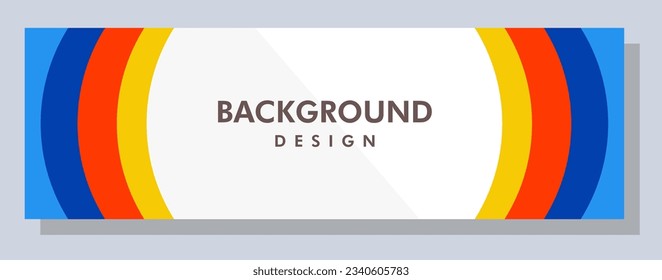 Abstract banner design. Vector shape background. Modern Graphic Template Banner pattern for social media and web sites.