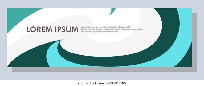 Abstract banner design. Vector shape background. Modern Graphic Template Banner pattern for social media and web sites.