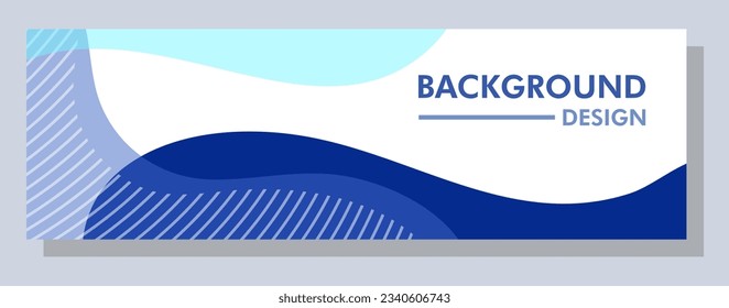 Resumen de diseño de pancartas. Fondo de forma del vector. Modelo gráfico moderno Patrón de banner para medios sociales y sitios web.