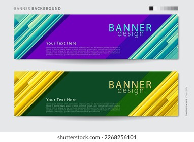 abstract banner design. Vector shaped background. Modern Graphic Template Banner pattern for social media and web sites