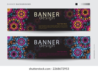 abstract banner design. Vector shaped background. Modern Graphic Template Banner pattern for social media and web sites
