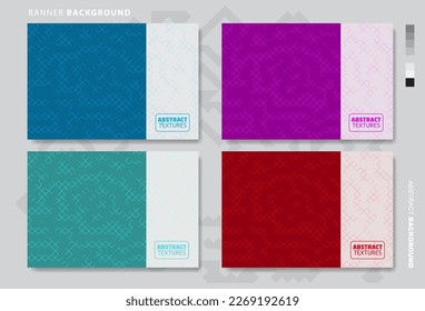 abstract banner design. Vector shaped background. Modern Graphic Template Banner pattern for social media and web sites