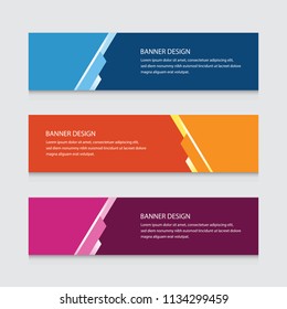 Abstract Banner Design Vector Template Background