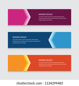 Abstract Banner Design Vector Template Background