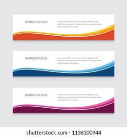 Abstract Banner Design Vector Template Background
