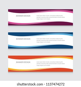 Abstract Banner Design Vector Template Background