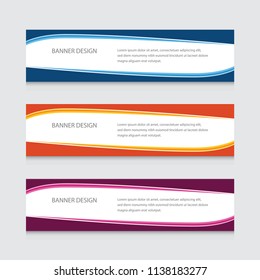 Abstract Banner Design Vector Template Background