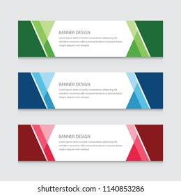 
Abstract Banner Design Vector Template Background