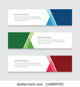 Abstract Banner Design Vector Template Background