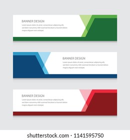 Abstract Banner Design Vector Template Background