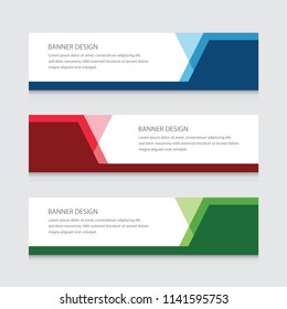 Abstract Banner Design Vector Template Background
