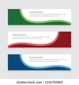 
Abstract Banner Design Vector Template Background
