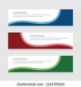 Abstract Banner Design Vector Template Background