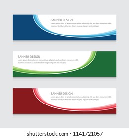 Abstract Banner Design Vector Template Background